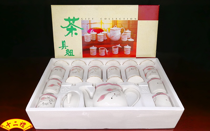 全國茶具組-1012(10入附蓋)