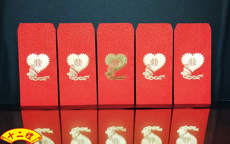 桃喜紅包袋(5入)